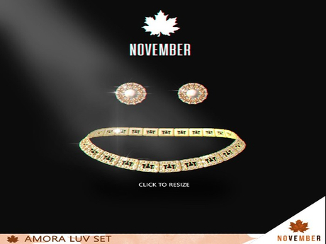 Second Life Marketplace - Nov-Amora Luv Necklace Set (G)